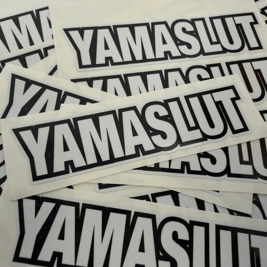 YAMASLUT Decal (White)
