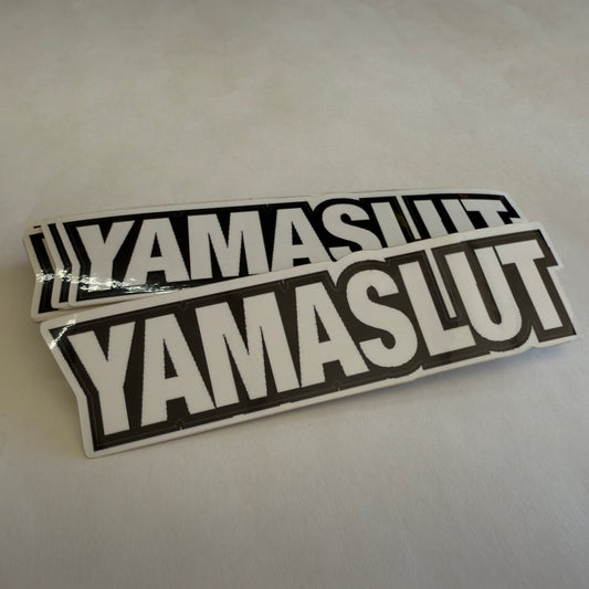 YAMASLUT Decal (White)